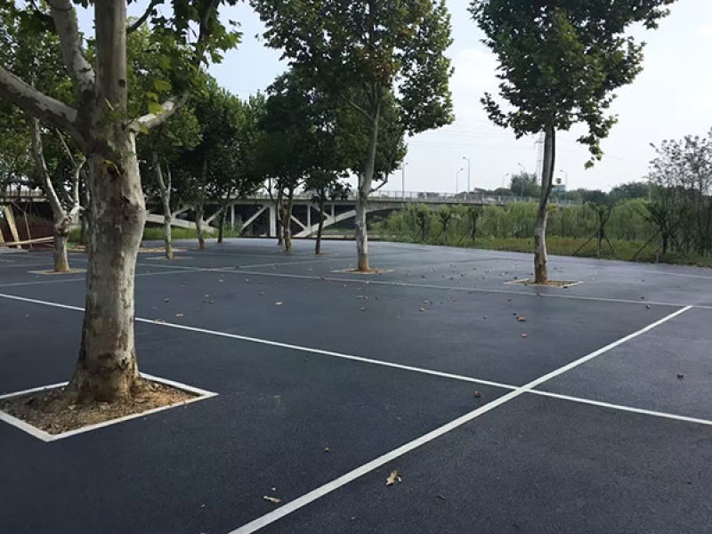 彩色透水砼道路
